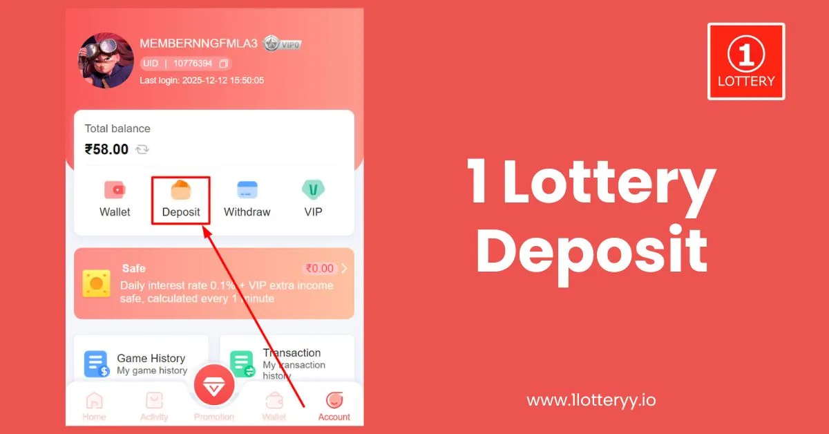 1 Lottery Deposit featured image