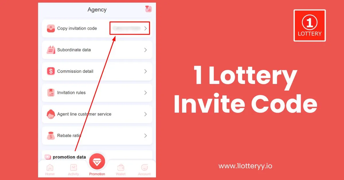 1 Lottery Invite Code featured image